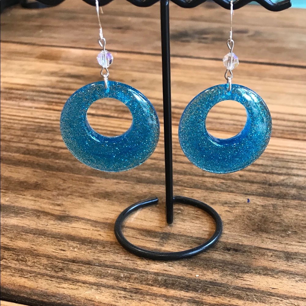 Handmade resin earrings